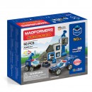 [2019新品上市]MAGFORMERS磁性建構片-警車組