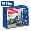 MAGFORMERS磁性建構片-警車組(福利品)